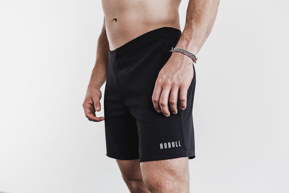 Shorts NOBULL Homme Noir - NOBULL Lightweight 7",France (9384-LTBMH)